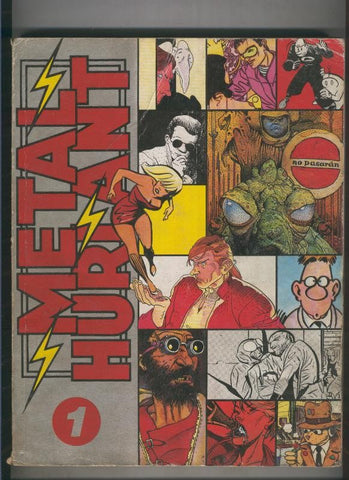 Metal Hurlant revista retapado numerado 01 con los numeros 03 al 05