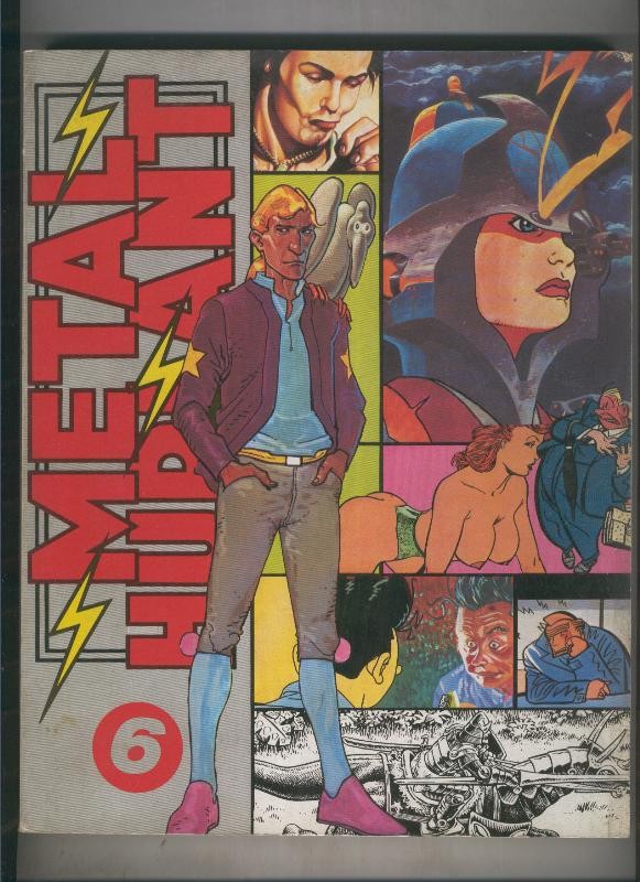 Metal Hurlant revista retapado numerado 06 con los numeros 18 al 20