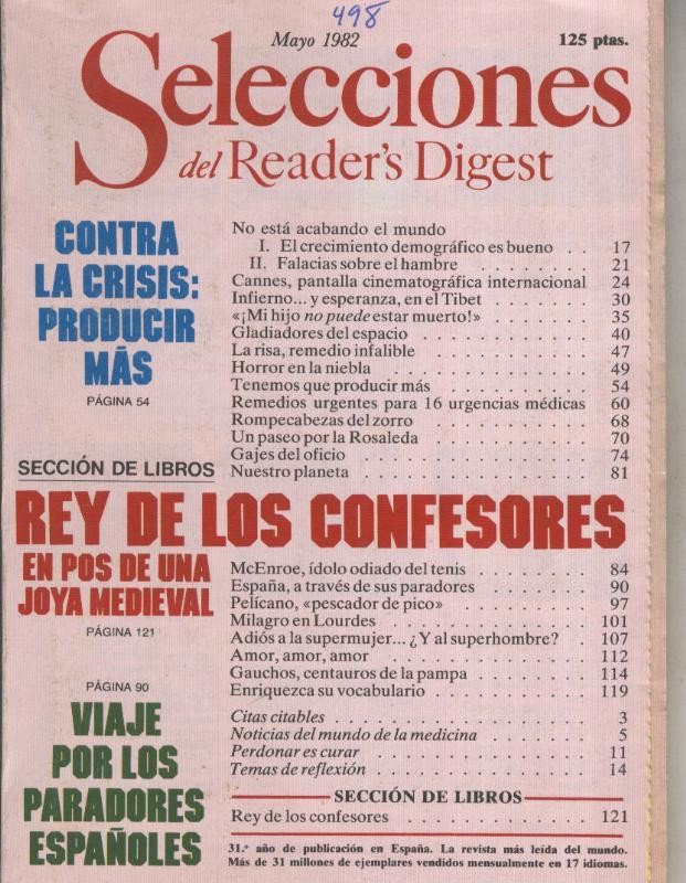 Selecciones del Readers Digest numero 498