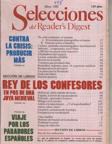 Selecciones del Readers Digest numero 498