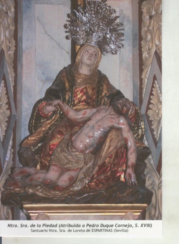 Postal 011767: Virgen Ntra Sra de la Piedad (Pedro Duque Cornejo)