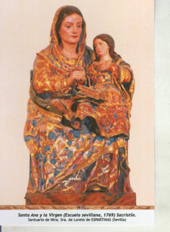 Postal 011768: Santa Ana y la Virgen