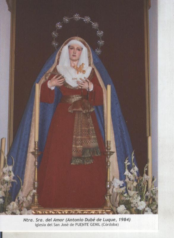 Postal 011772: Virgen Ntra Sra del Amor, Puente Genil (Cordoba)