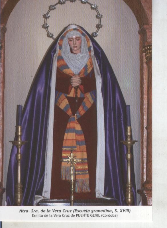 Postal 011774: Virgen Ntra Sra de la Vera Cruz, Puente Genil (Cordoba)