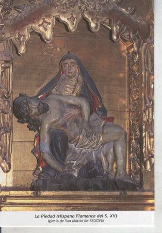Postal 011784: Virgen Ntra Sra La Piedad, Iglesia de San Martin de Segovia