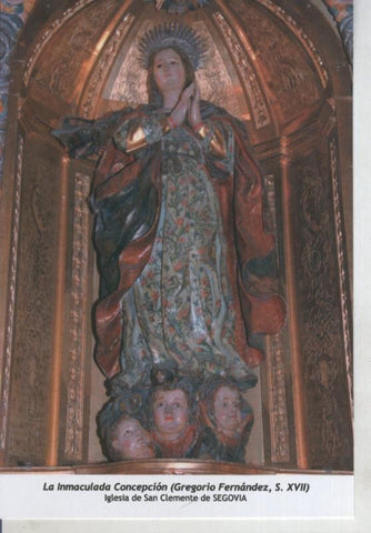 Postal 011796: Virgen Ntra Sra La Inmaculada Concepcion, Iglesia de San Clemente de Segovia
