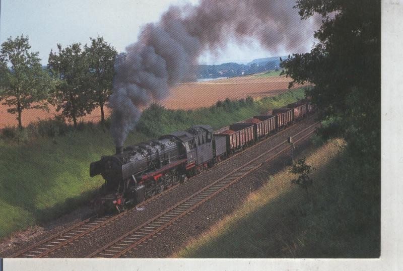 Postal 011855: Locomotora numero 050 168 cerca de Ponhoiz