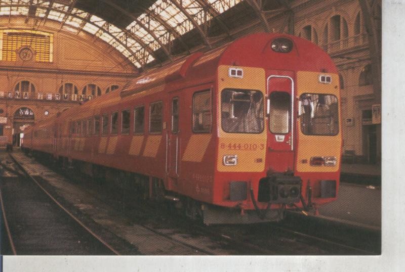 Postal 011860: Electrotren numero 8-444-010-3 en la estacion Francia de Barcelona en 1985