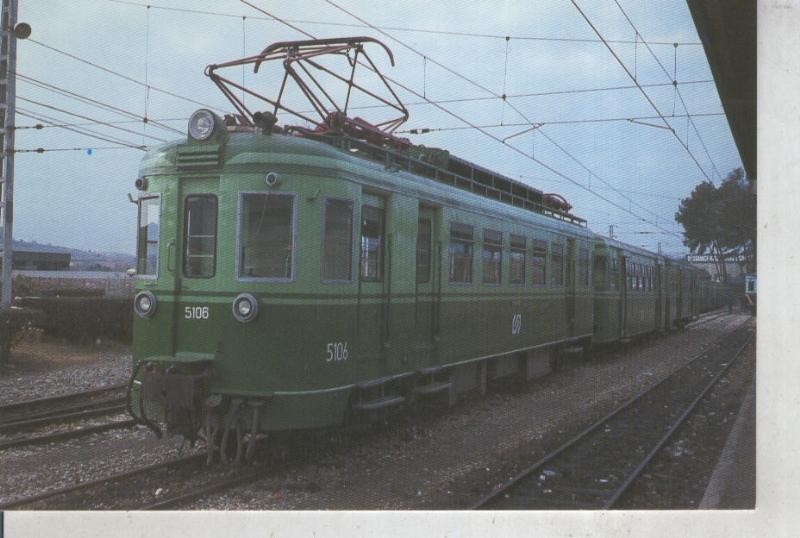 Postal 011869: Unidad electrica numero 5106 en Martorell, Barna