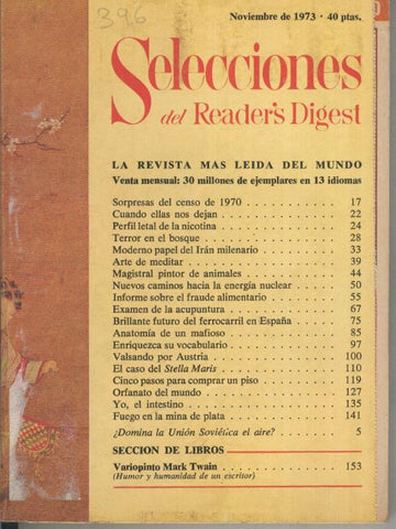 Selecciones del Readers Digest numero 396