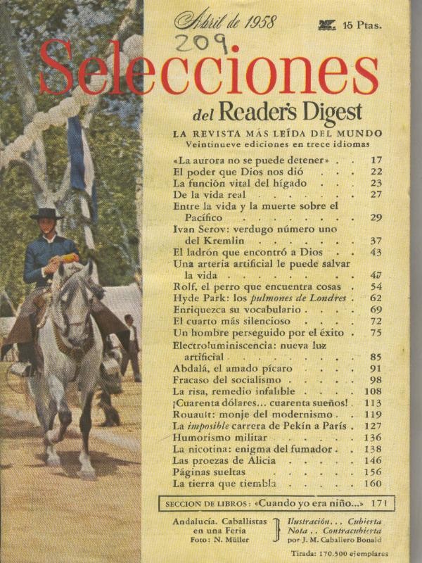 Selecciones del Readers Digest numero 209