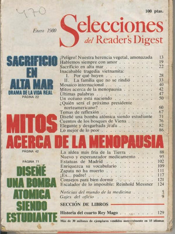 Selecciones del Readers Digest numero 470