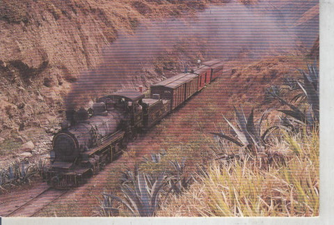 Postal 011890: Train mixte cerca estcion Simbambe en 1988