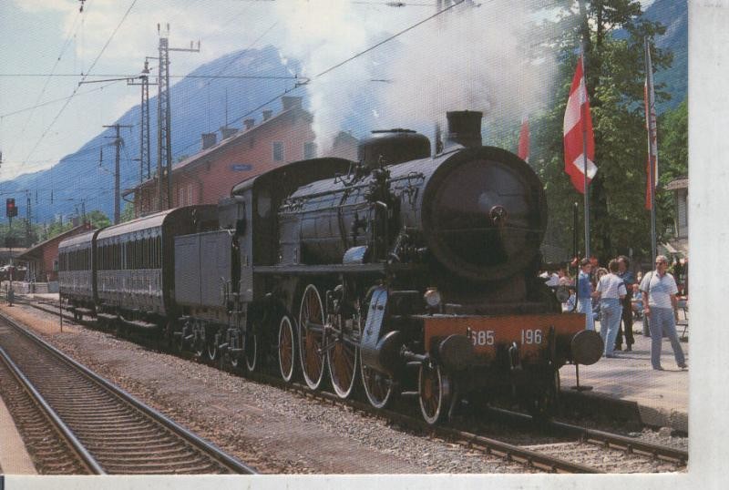 Postal 011900: Locomotiva a vapor FS 685.196