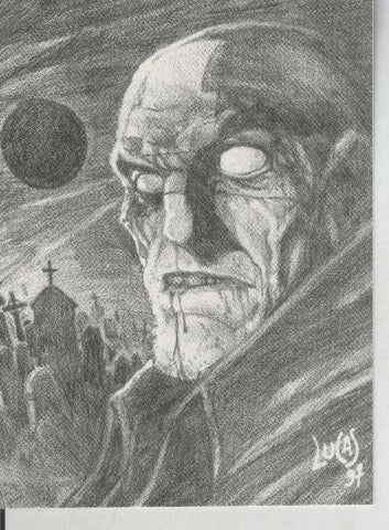 Trading Cards: Cazador numero 30: Dibujo a lapiz