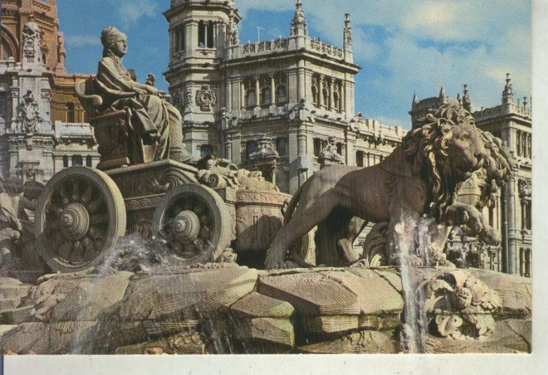 Postal 011921: La Cibeles y Palacio de Comunicaciones de Madrid