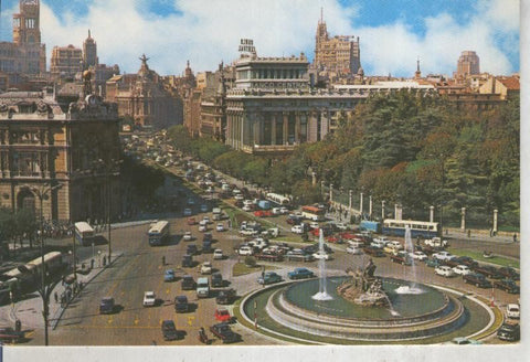 Postal 011925: Plaza de la Cibeles y calle de Alcala de Madrid