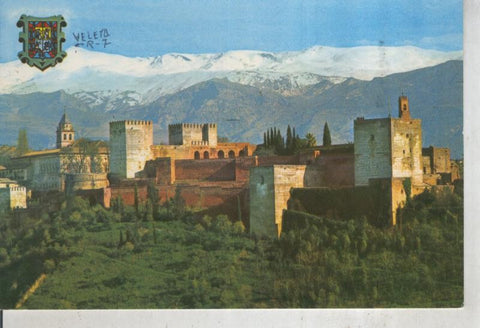 Postal 011927: Alhambra y Sierra Nevada en Granada
