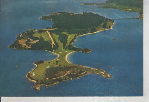 Postal 011939: Vista aera de la isla de la Toja en Pontevedra