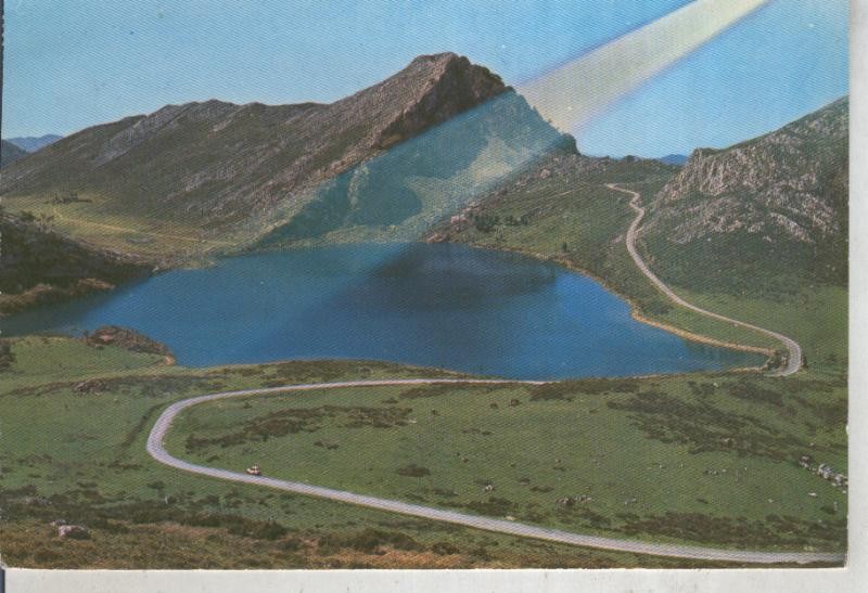 Postal 011941: Lago Enot en los picos de Europa en Covadonga, Asturias