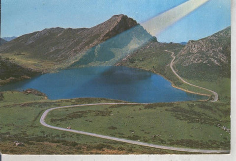 Postal 011941: Lago Enot en los picos de Europa en Covadonga, Asturias