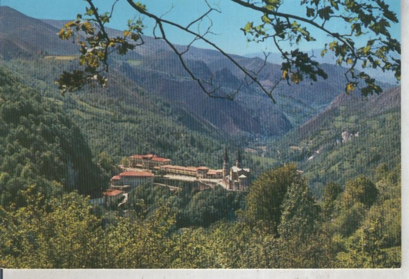 Postal 011942: Vista general de Covadonga, Asturias