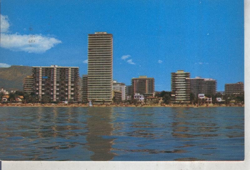 Postal 011947: Playa de Levante de Benidorm,alicante