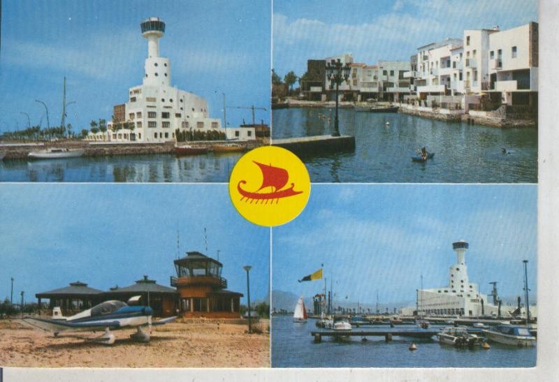 Postal 011963: Vistas varias de Ampuriabrava