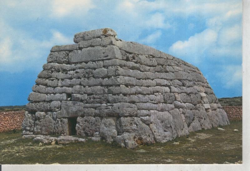 Postal 011966: Sa Naveta d´es Tudons en Ciudadela, Menorca
