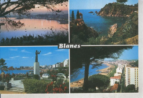 Postal 011967: vistas varias de Blanes, Gerona