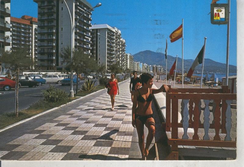 Postal 011969: Paseo maritimo de Fuengirola, Malaga