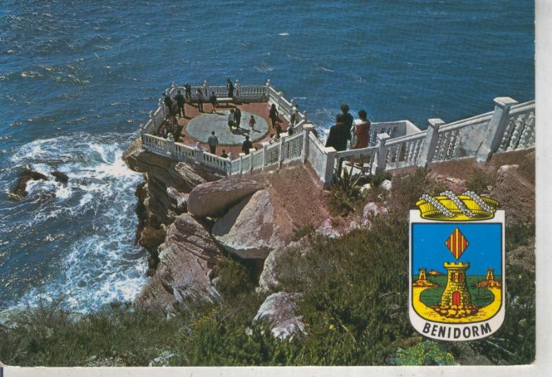 Postal 011971: Plazoleta del Castillo de Benidorm, alicante