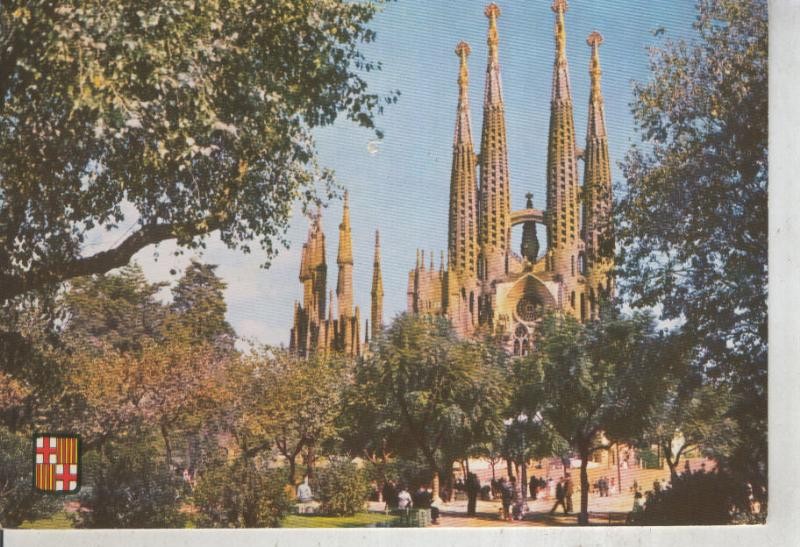Postal 011979: Templo de la Sagrada Familia en Barcelona