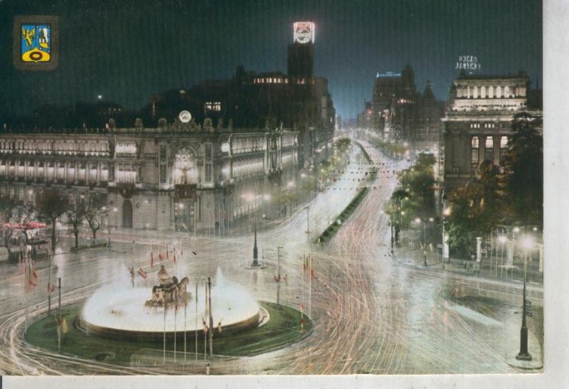 Postal 011991: La Cibeles y calle Alcala de Madrid