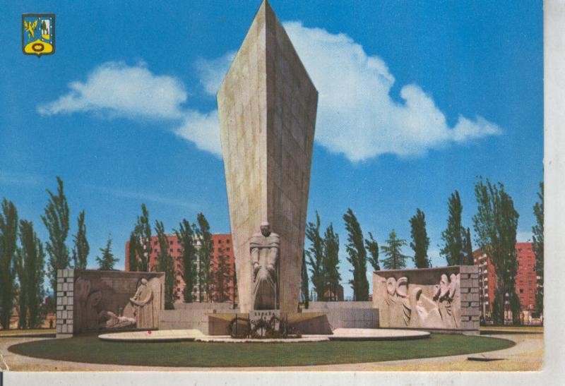 Postal 012003: Monumento a Calvo Sotelo en la plaza de Castilla en madrid