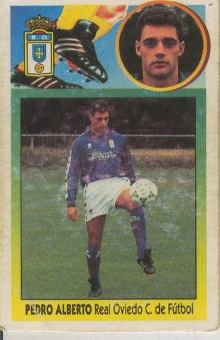 Cromo Liga 93/94: Pedro Alberto del Real Oviedo C.de Futbol