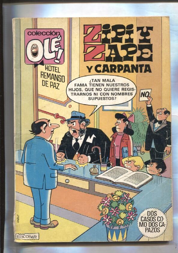 Coleccion Ole numero 231: Zipi y Zape + Carpanta: Dos casos como dos capazos