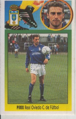 Cromo Liga 93/94: Pirri del Real Oviedo C.de Futbol