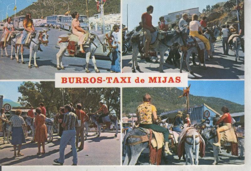 Postal 012019: Vistas tipicas de Mijas, Malaga
