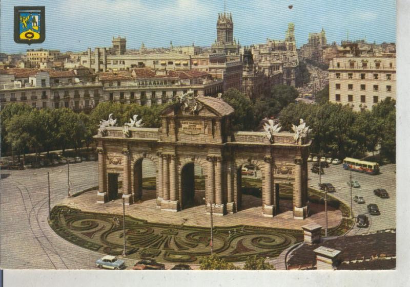 Postal 012043: Puerta de Alcala en Madrid