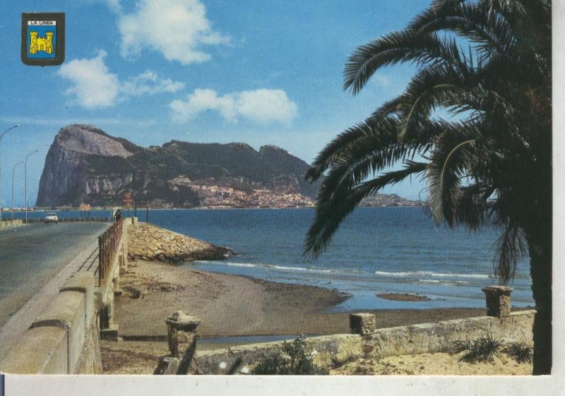 Postal 012045: La Linea con el Peñon de Gibraltar
