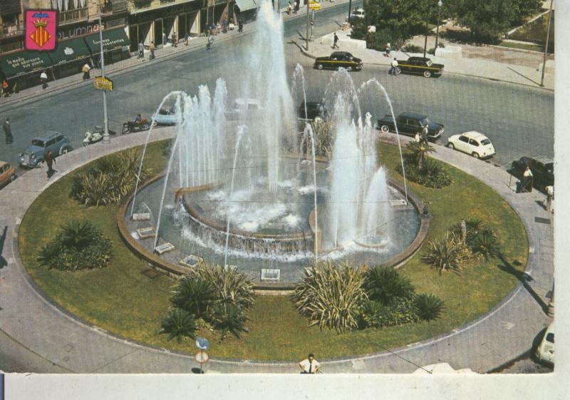 Postal 012060: Fuente plaza de la reina de Valencia