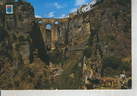 Postal 012089: Puente nuevo sobre el tajo de Ronda, Malaga
