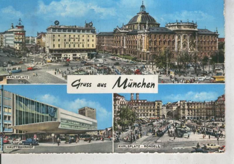 Postal 012099: Gruss aus Munchen