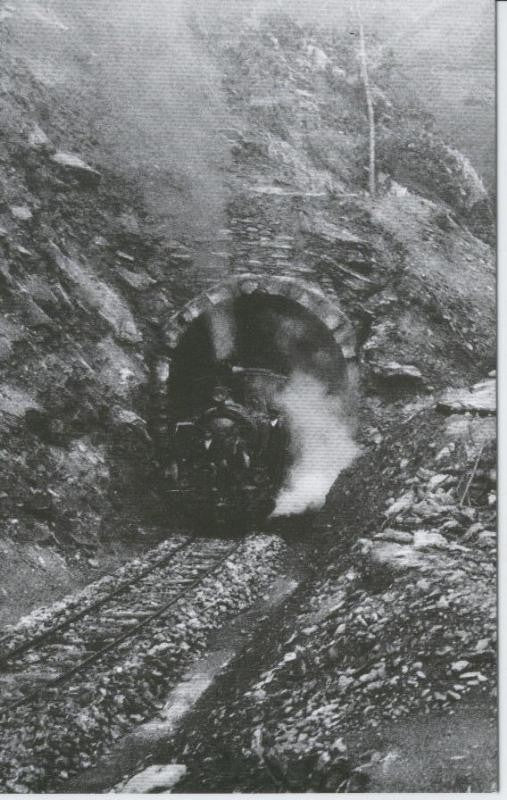 Postal 012113: Tunel de villarino, año 1919