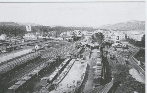 Postal 012115: Estacion de Girona, año 1924