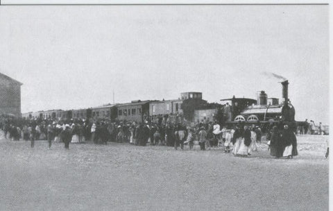 Postal 012117: Inauguracion estacion  Argamasilla, 15 enero 1914