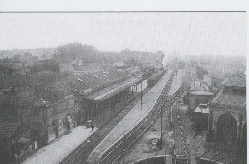 Postal 012120: Estacion de Girona, año 1923