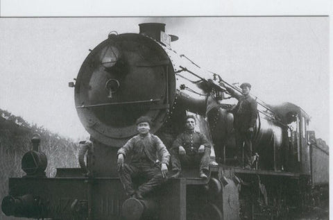 Postal 012123: Locomotora de vapor 240-2091 (MZA 1111)
