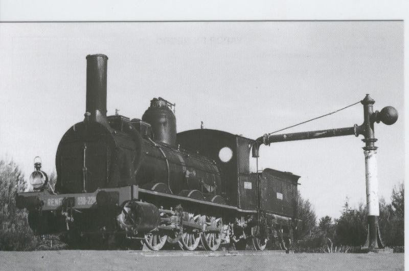 Postal 012124: Locomotora de vapor 030-2216 (MZA 408)